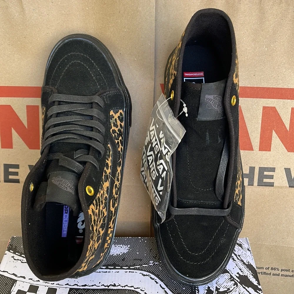 Vans Skate Sk9-Hi Deco Cher Strauberry Cheetah MENS - Picture 13 of 16